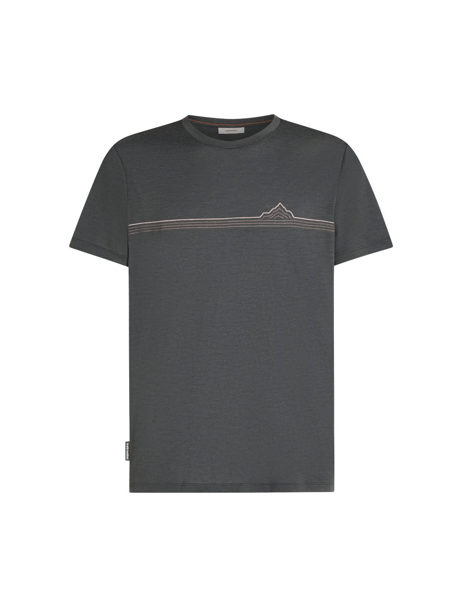 Icebreaker |Men Merino 150 Tech Lite SS Tee Range Stripes