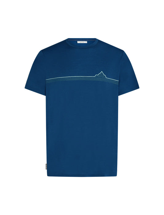 Icebreaker |Men Merino 150 Tech Lite SS Tee Range Stripes