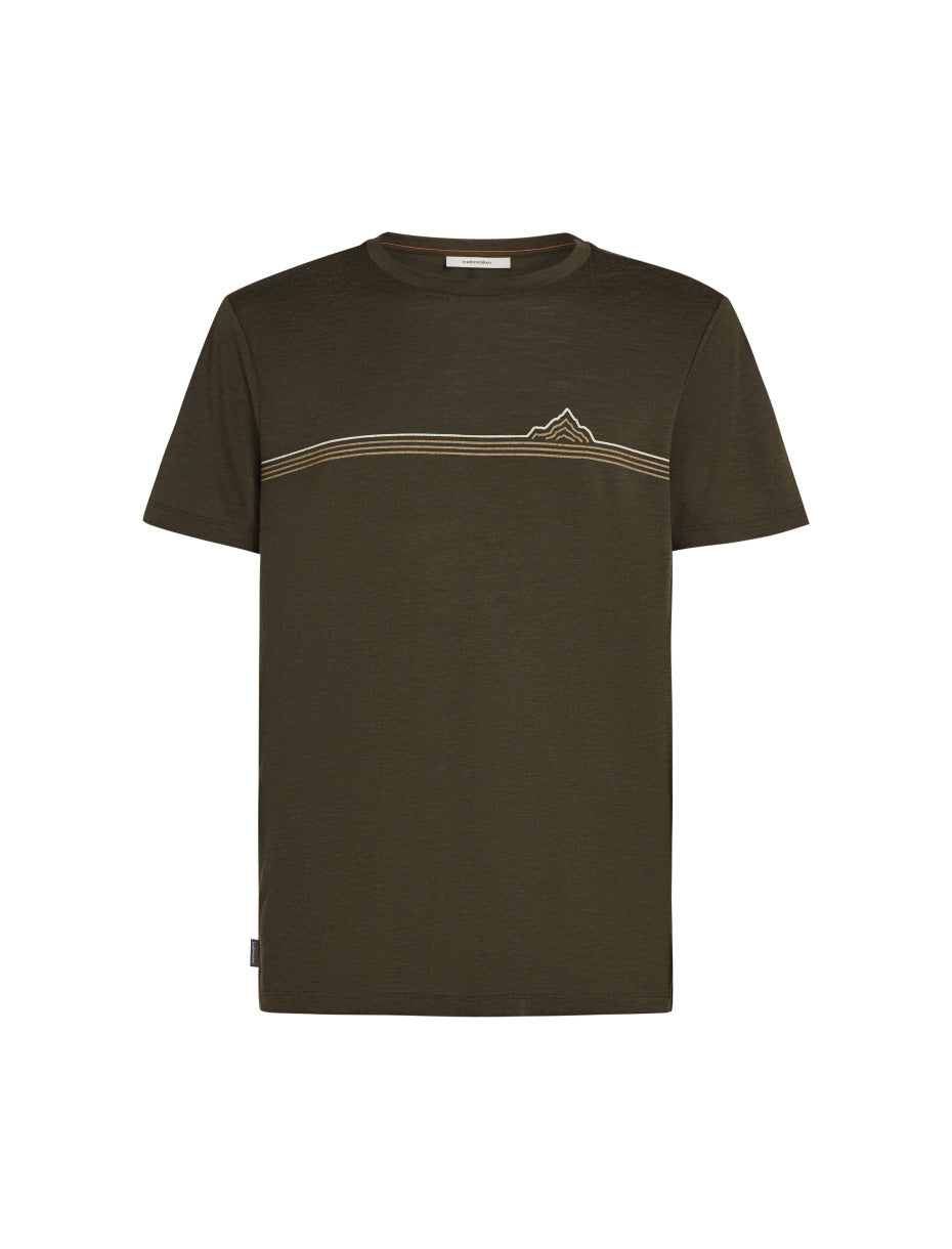 Icebreaker |Men Merino 150 Tech Lite SS Tee Range Stripes
