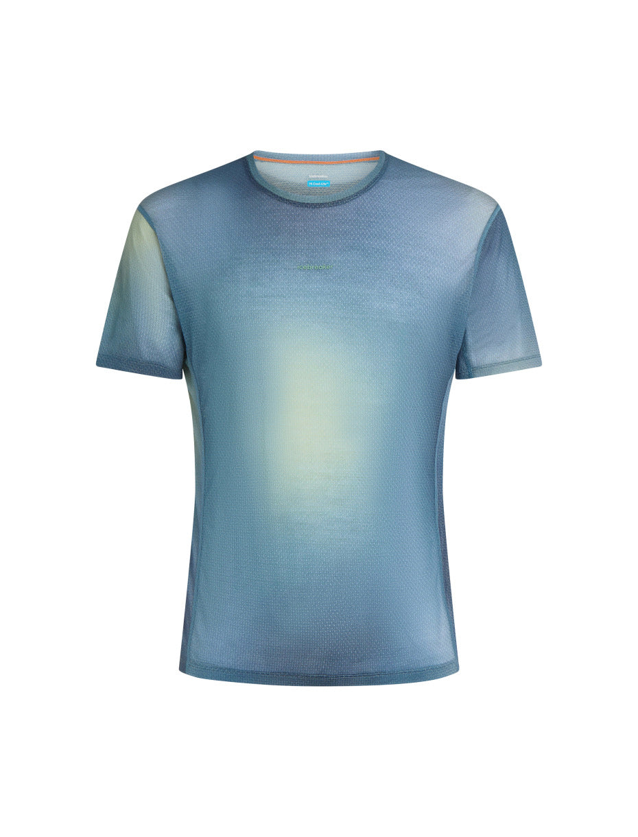 Icebreaker |Men Merino Blend 75 Cool-Lite Featherlight SS Crewe AOP