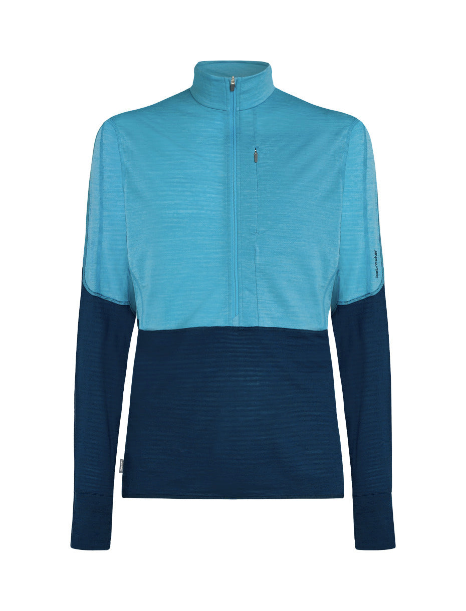 Icebreaker |Men Merino Blend 200 Realfleece Descender LS Half Zip