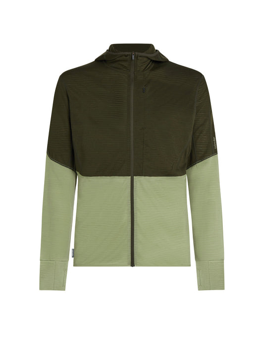 Icebreaker |Men Merino Blend 200 Realfleece Descender LS Zip Hoodie