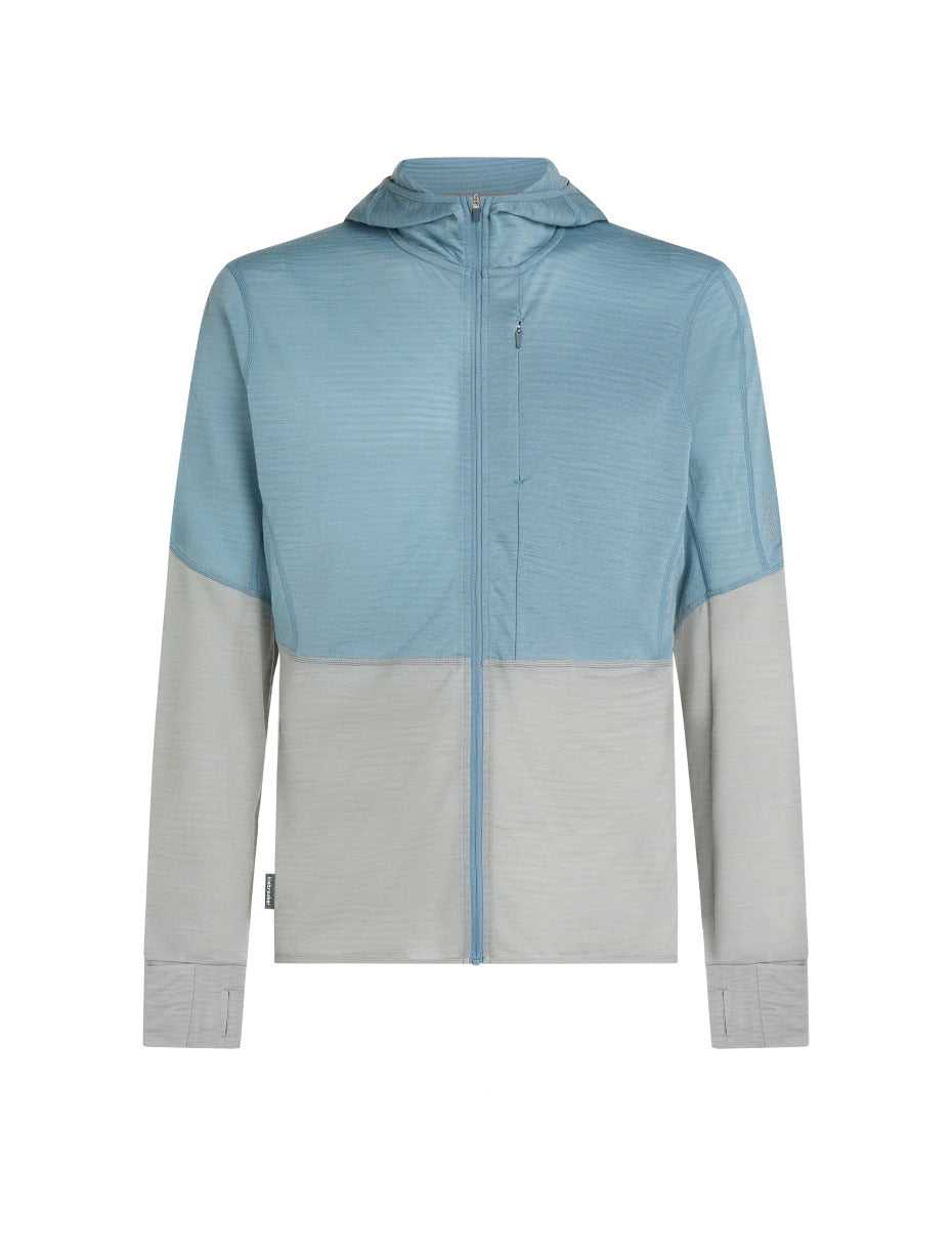 Icebreaker |Men Merino Blend 200 Realfleece Descender LS Zip Hoodie