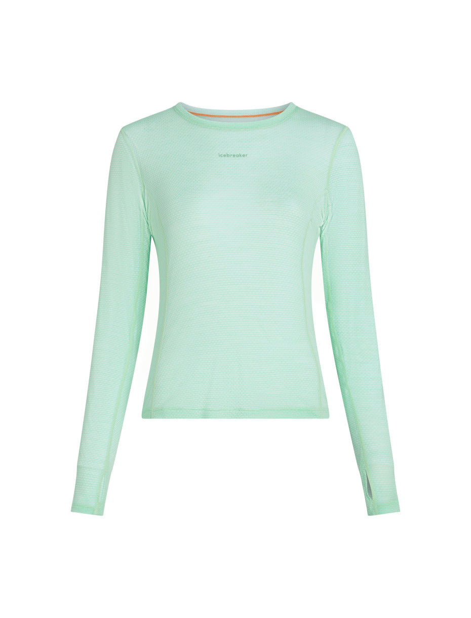 Icebreaker |Women Merino Blend 75 Cool-Lite Featherlight LS Crewe