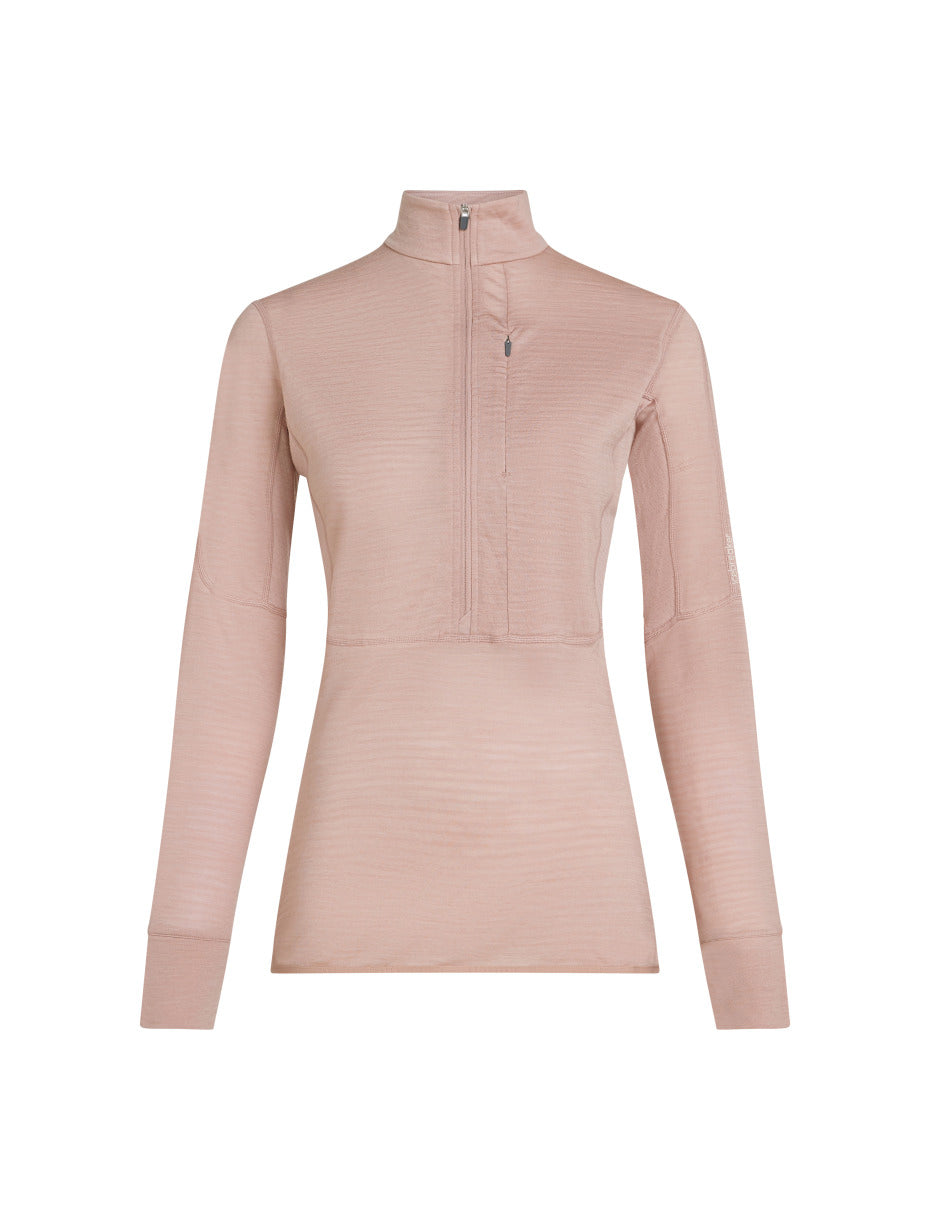 Icebreaker |Women Merino Blend 200 Realfleece Descender LS Half Zip