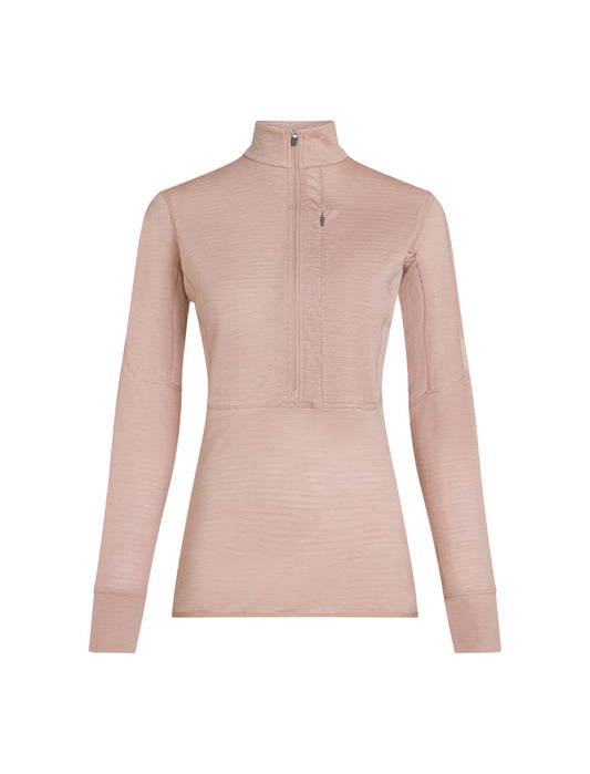 Icebreaker |Women Merino Blend 200 Realfleece Descender LS Half Zip