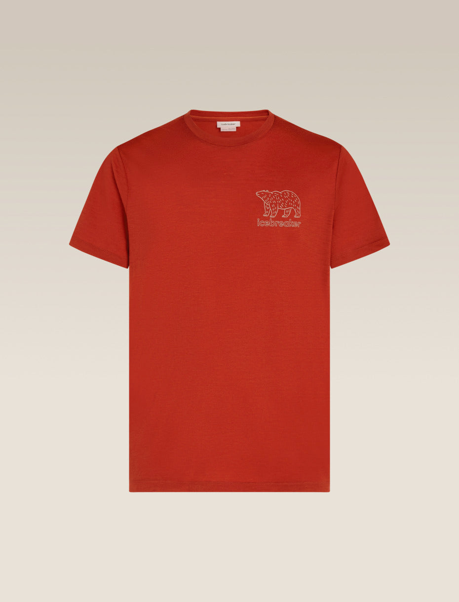 Icebreaker |Men Merino 150 Tech Lite SS Tee Forest Footsteps