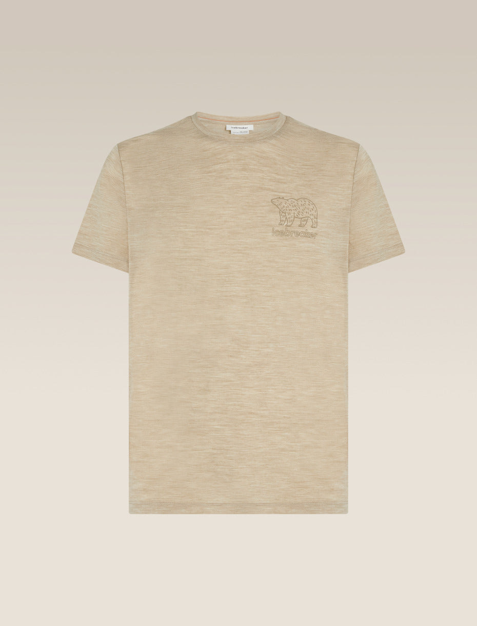 Icebreaker |Men Merino 150 Tech Lite SS Tee Forest Footsteps