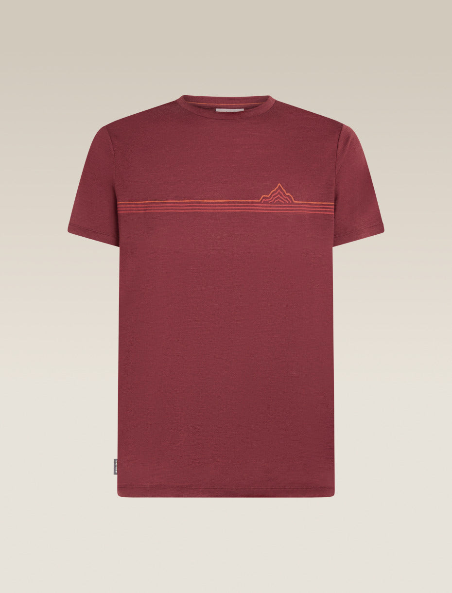 Icebreaker |Men 150 Tech Lite SS Tee Range Stripes