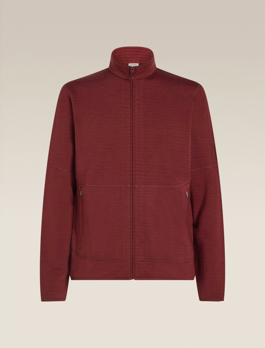 Icebreaker |Men Merino 400 RealFleece™ Descender LS Zip