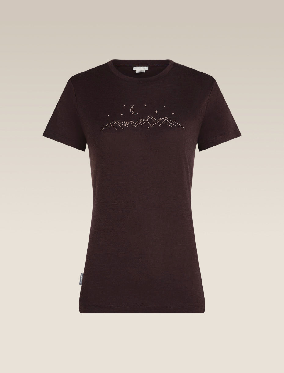 Icebreaker |Women Merino 150 Tech Lite SS Tee Sparkling Stars