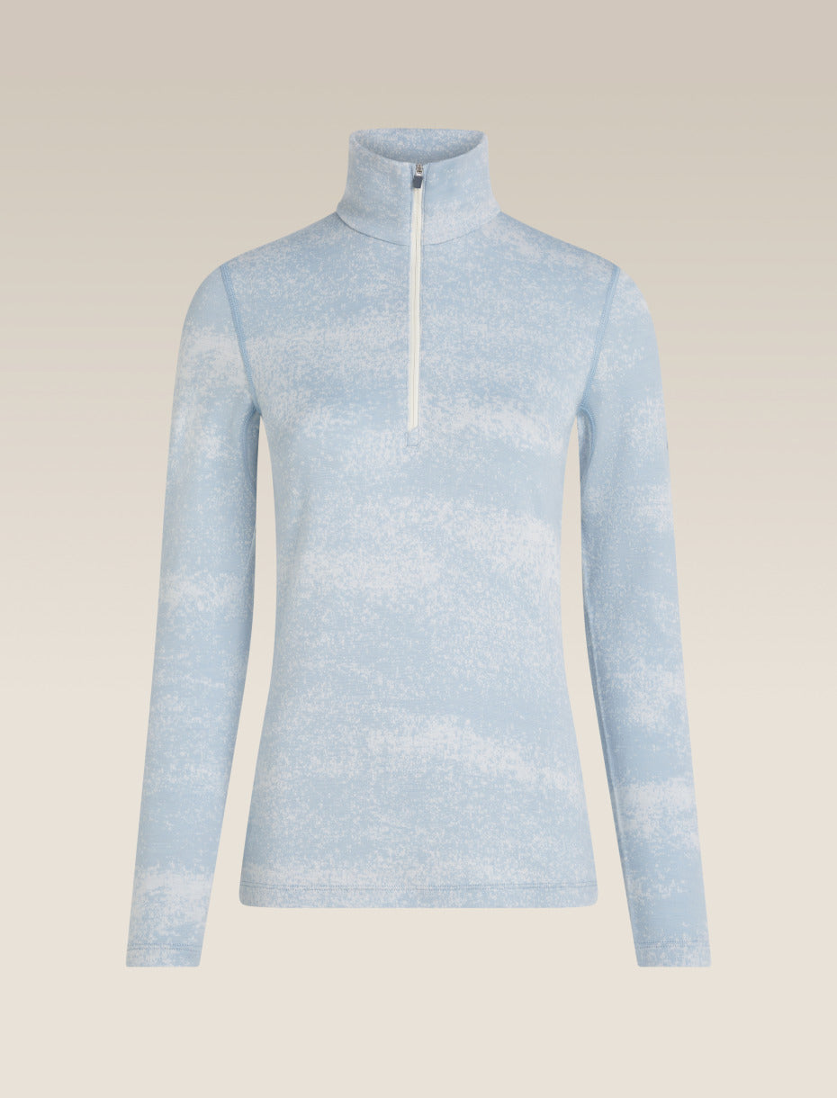 Icebreaker |Women Merino 260 Oasis Vertex LS Half Zip Chillwave