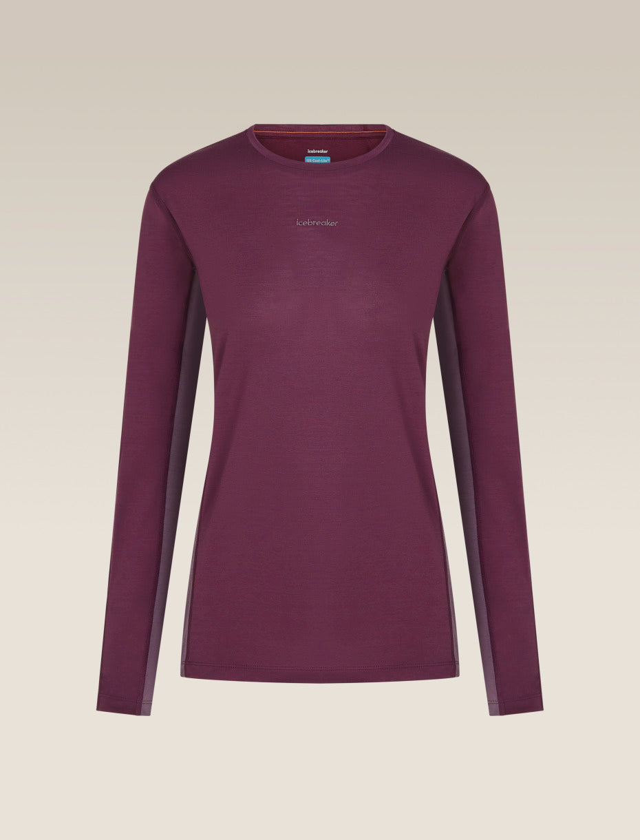 Icebreaker |Women Merino Blend 125 Cool-Lite™ Sphere LS Tee Colour Block
