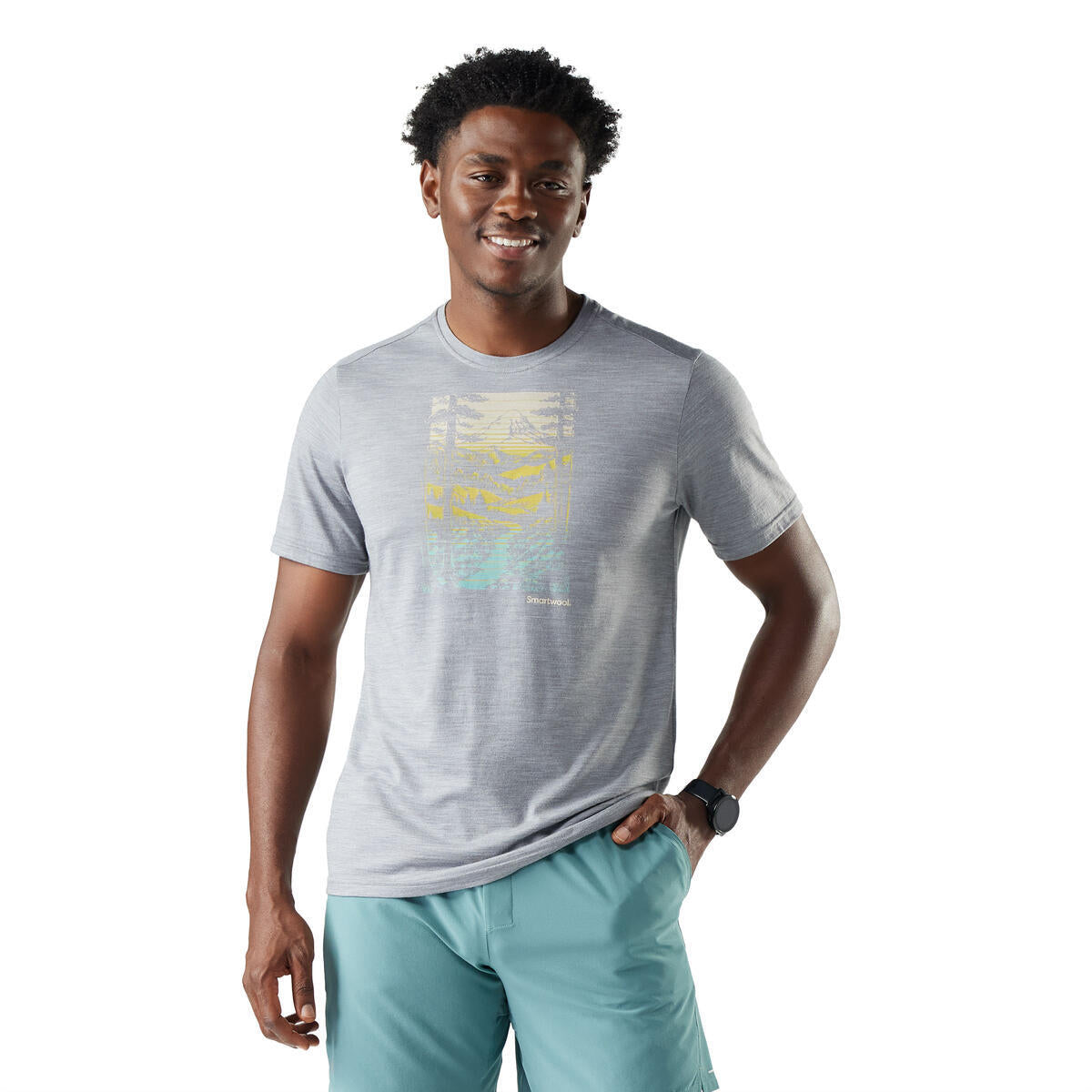 Smartwool |Men's Winding Trail Active Short Sleeve Graphic Tee